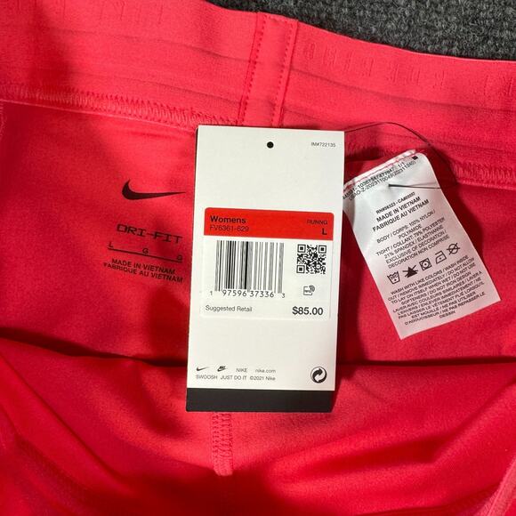 Nike Running Division Womens Large 3" Pink 2-in-1 Running Shorts FV6361-629 NWT - Picture 5 of 8